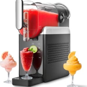 Snow Melting Machine: 15-20 Mins for Smoothies/Milkshakes/Ice Cream, 6 Presets