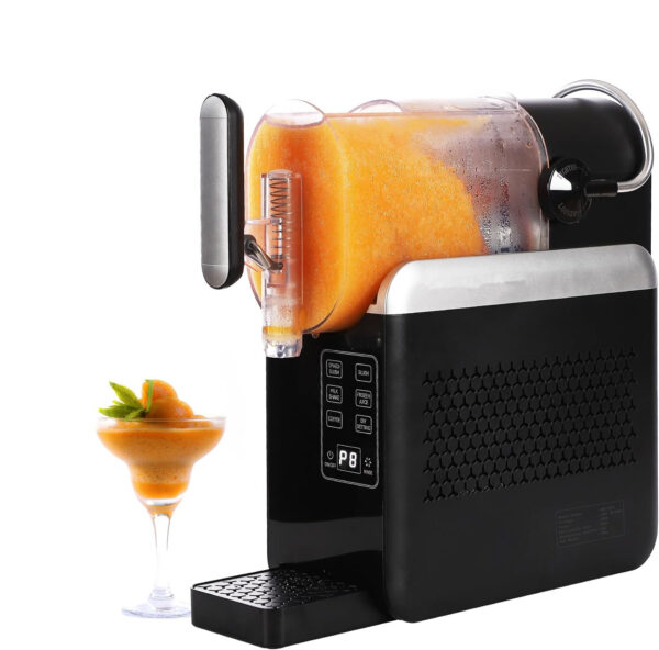 Home slushie machine  & soft serve maker: 6 presets, no ice, auto-clean, quick-freeze margaritas/frappés/milkshakes