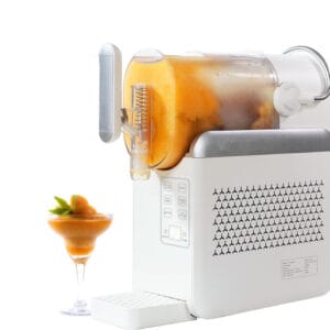 Home slushie machine & soft serve maker: 6 presets, no ice, auto-clean, quick-freeze margaritas/frappés/milkshakes