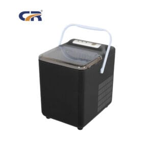 Portable Ice Maker: 26L/24h, 6-8min Cubes, Self-Clean, Ice Blue+Scoop (Car-Mounted/Home/Outdoor)