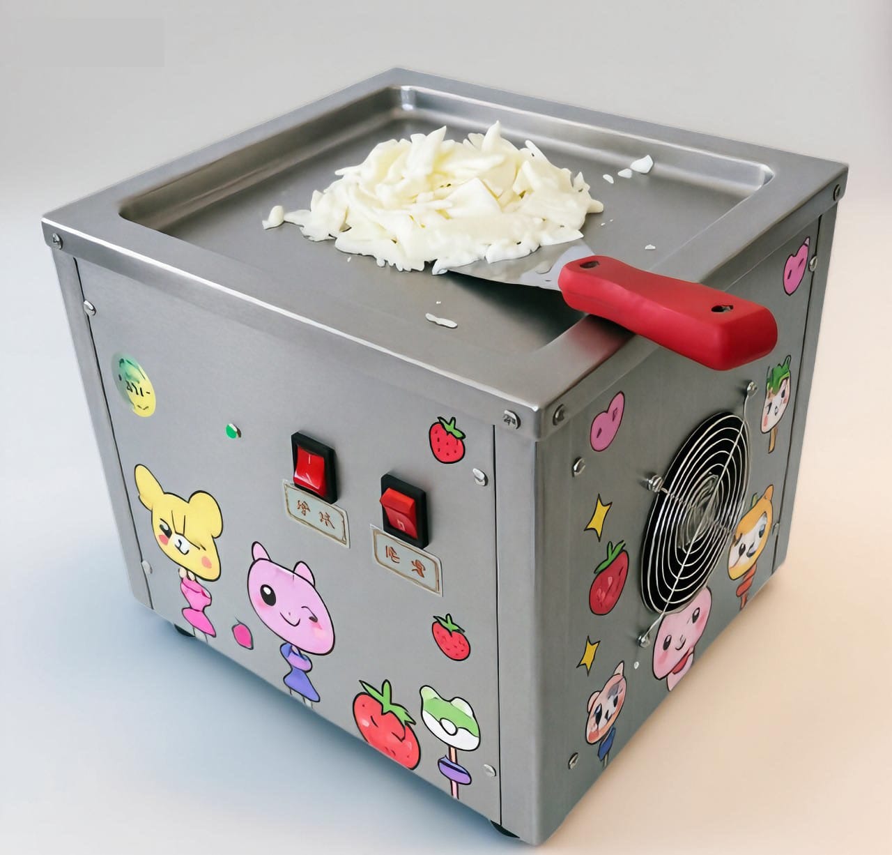 Home Fried Ice Cream Roll Maker | Mini DIY Frozen Yogurt Machine For Family - Image 2