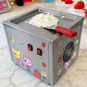 Home Fried Ice Cream Roll Maker | Mini DIY Frozen Yogurt Machine For Family